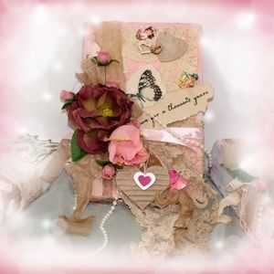 Book Of Love - Mixed Media Altered Book Sculpture by Kathy Morton Stanion